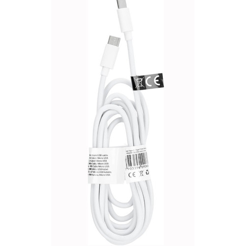 Data cable OEM C293 Type-C Male to Type-C Male 60W 2m White