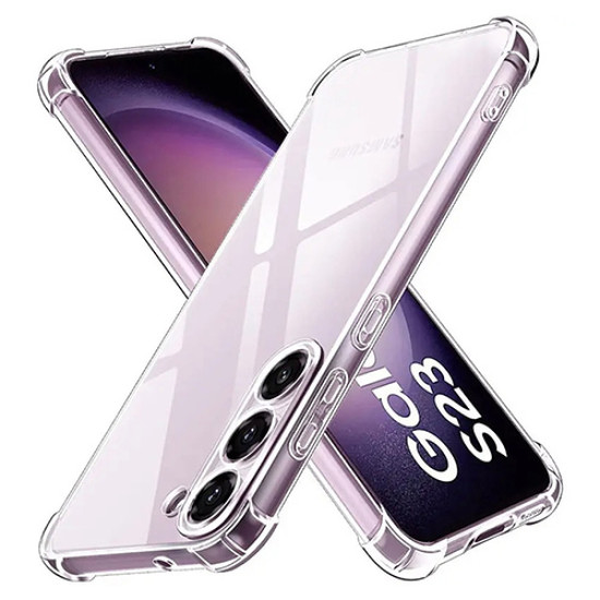Θήκη OEM για Samsung S911 Galaxy S23 Anti Shock Back Cover Transparent