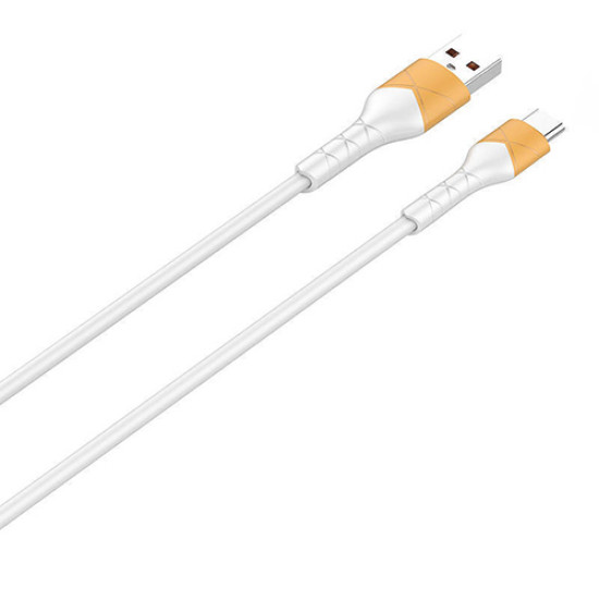 Data cable Ldnio LS801 USB-A to Usb-C Cable 1m 30W White Data cable Ldnio LS801 USB-A to Usb-C Cable 1m 30W White