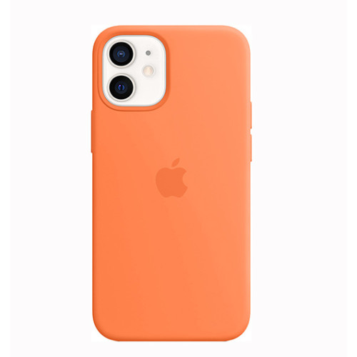 Θήκη Apple MHKN3ZM/A για iPhone 12 Mini Silicone MagSafe Kumquat Original Θήκη Apple MHKN3ZM/A για iPhone 12 Mini Silicone MagSafe Kumquat Original