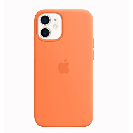 Θήκη Apple MHKN3ZM/A για iPhone 12 Mini Silicone MagSafe Kumquat Original Θήκη Apple MHKN3ZM/A για iPhone 12 Mini Silicone MagSafe Kumquat Original