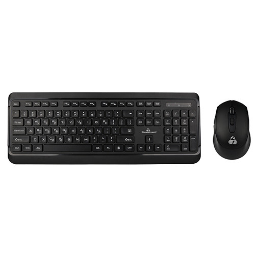 Ασύρματο πληκτρολόγιο + ποντίκι Powertech PT-1060 Black (Ελληνικό) Ασύρματο πληκτρολόγιο + ποντίκι Powertech PT-1060 Black (Ελληνικό)