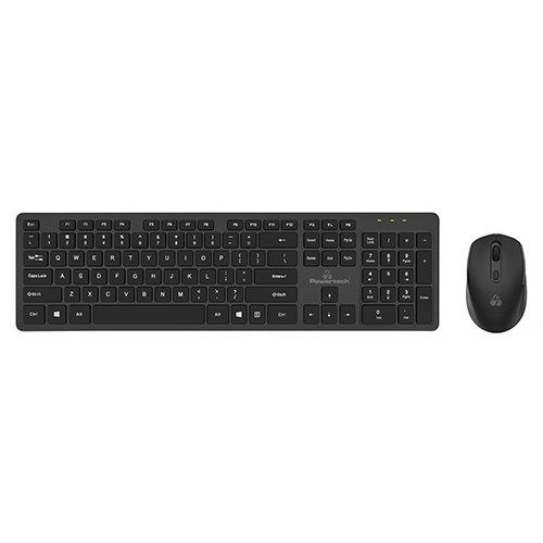 Ασύρματο πληκτρολόγιο + ποντίκι Powertech PT-1189 Black (Ελληνικό) Ασύρματο πληκτρολόγιο + ποντίκι Powertech PT-1189 Black (Ελληνικό)
