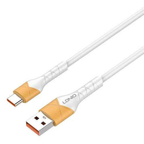 Data cable Ldnio LS802 USB-A to Usb-C Cable 2m 30W White
