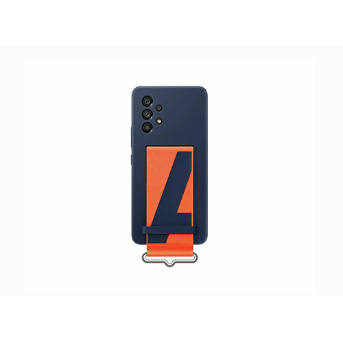 Θήκη Samsung EF-GA536TNE για A536 Galaxy A53 5G Back Cover Silicone With Strap Original