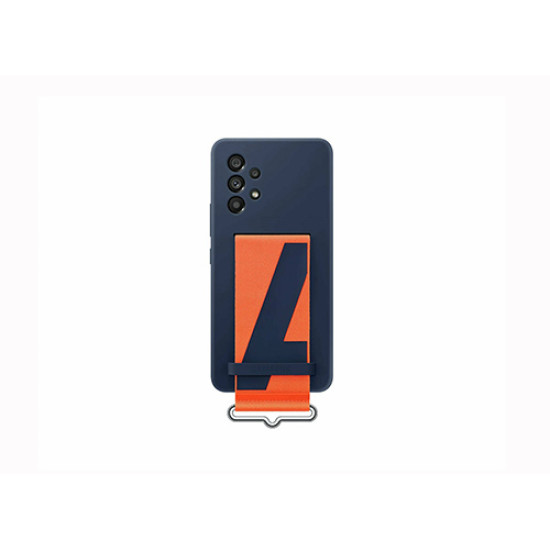 Θήκη Samsung EF-GA536TNE για A536 Galaxy A53 5G Back Cover Silicone With Strap Original