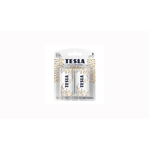 Μπαταρία Αλκαλική Tesla LR20 D 1.5V Gold+ (2τεμ)