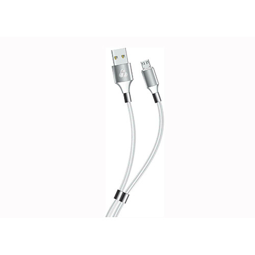 Data cable Powertech PTR-0085 Micro USB to USB 2.0 καλώδιο δεδομένων 1m Silver Data cable Powertech PTR-0085 Micro USB to USB 2.0 καλώδιο δεδομένων 1m Silver