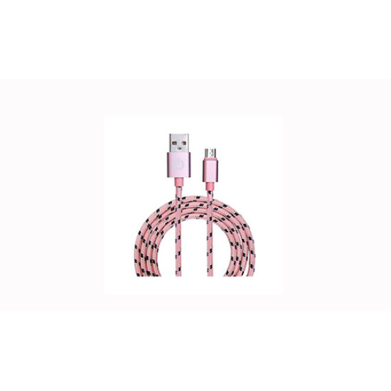 Data cable Garbot GARC-05-10196 Braided Micro USB to USB 2.0 1m Pink Data cable Garbot GARC-05-10196 Braided Micro USB to USB 2.0 1m Pink