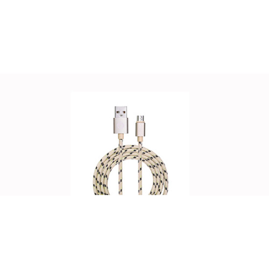 Data cable Garbot GARC-05-10194 Braided Micro USB to USB 2.0 1m Gold Data cable Garbot GARC-05-10194 Braided Micro USB to USB 2.0 1m Gold