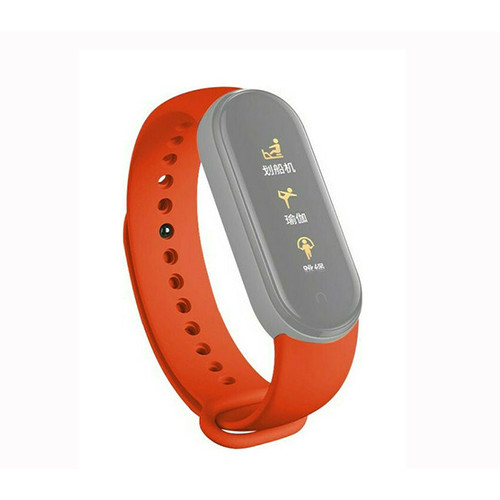 Xiaomi Mi Band 5 Strap Orange Λουράκι Σιλικόνης OEM Xiaomi Mi Band 5 Strap Orange Λουράκι Σιλικόνης OEM