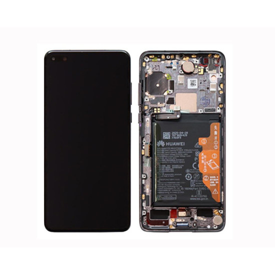 Original Οθόνη Huawei P40 White & Μηχανισμός αφής + Μπαταρία Original Οθόνη Huawei P40 White & Μηχανισμός αφής + Μπαταρία