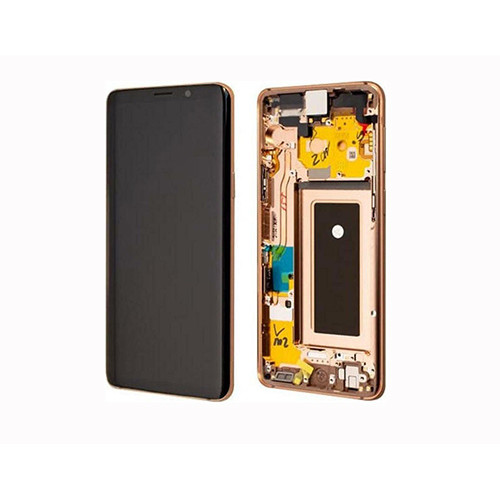 Original Οθόνη Samsung G960 Galaxy S9 Gold & Μηχανισμός αφής GH97-21696F