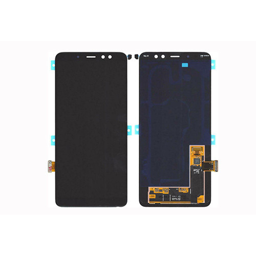 Original Οθόνη Samsung A730 Galaxy A8 Plus (2018) Black & Μηχανισμός αφής GH97-21534A