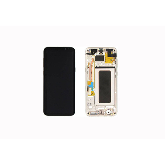 Original Οθόνη Samsung J200 Galaxy J2 2015 White & Μηχανισμός αφής GH97-17940A