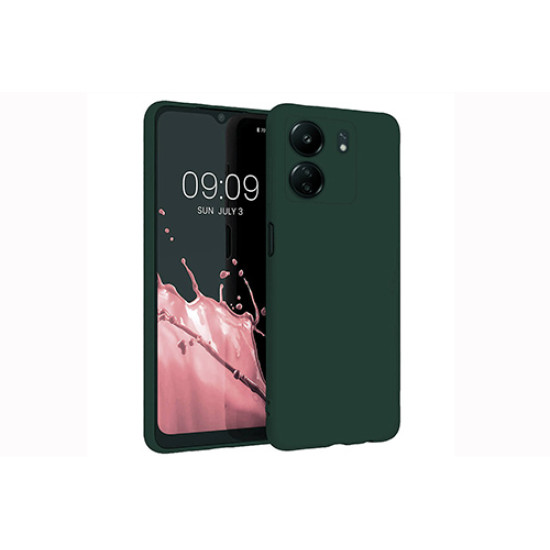 Θήκη Matt για Xiaomi Redmi 13C/Poco C65 Back Cover Dark Green Θήκη Matt για Xiaomi Redmi 13C/Poco C65 Back Cover Dark Green