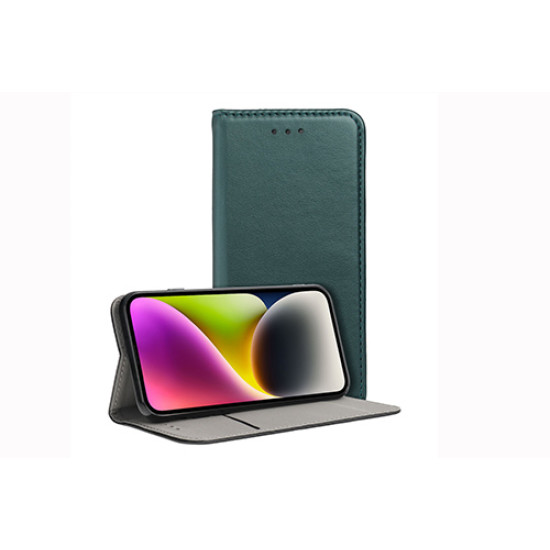 Θήκη OEM Smart Magnet για Samsung S25 Ultra Flip Cover Dark Green