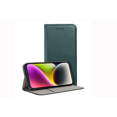Θήκη OEM Smart Magnet για Samsung S24 Flip Cover Dark Green