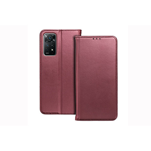Θήκη OEM Smart Magnet για Redmi Note 13 5G Flip Cover Burgundy