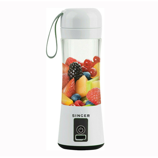 Πολυκόφτης Singer PB-138WH για Smoothie 380ml White (Ελληνικής αντι/πειας)