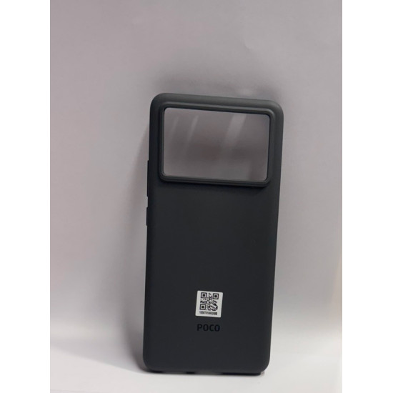 Θήκη Xiaomi για Poco X6 Pro Back Cover Black Original Θήκη Xiaomi για Poco X6 Pro Back Cover Black Original