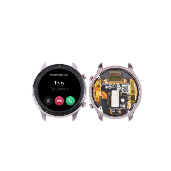 Original Οθόνη Amazfit GTR2 Silver & Μηχανισμός αφής + Πλαίσιο