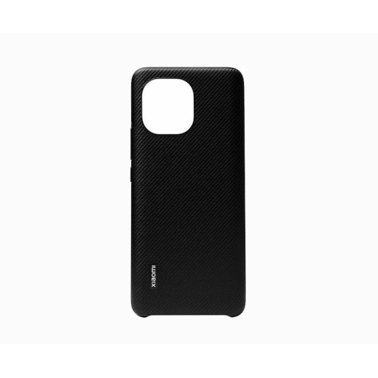 Θήκη Xiaomi για Mi 11 Rugged Vegan Lether Back Cover Carbon Black Original