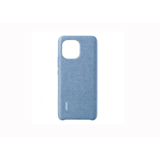 Θήκη Xiaomi για Mi 11 Cloth Pattern Vegan Lether Back Cover Black Original