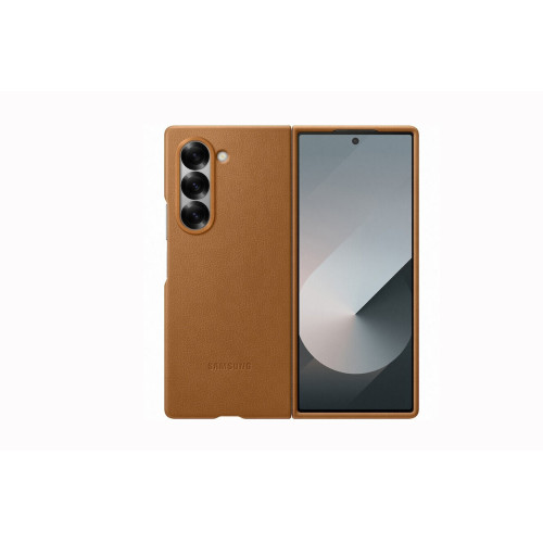 Θήκη Samsung EF-VF956PAE για F956 Galaxy Z Fold 6 Flip Cover Leather Brown Original