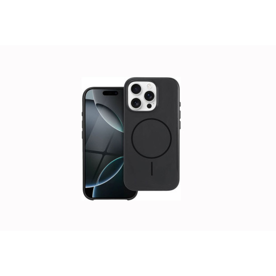 Θήκη Glossy Magsafe για Apple iPhone 16 Pro Μax Back Cover Black