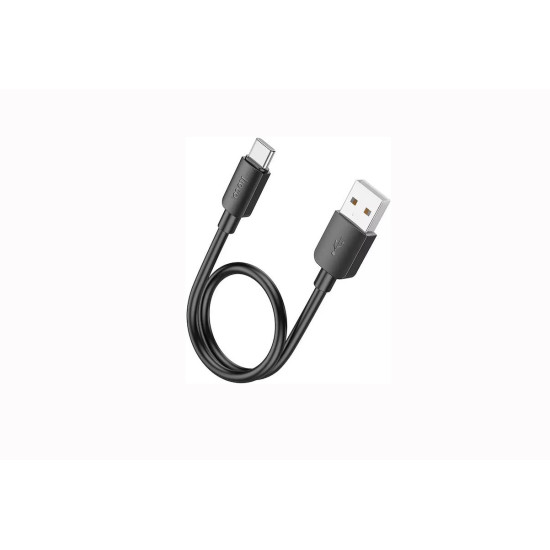 Data cable Hoco X96 USB-A to Type-C 0,25m Black