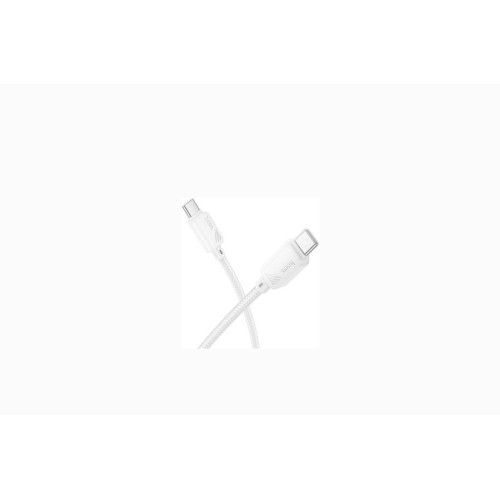 Data cable Hoco X113 Type-C Male to Type-C Male 60W 1m White