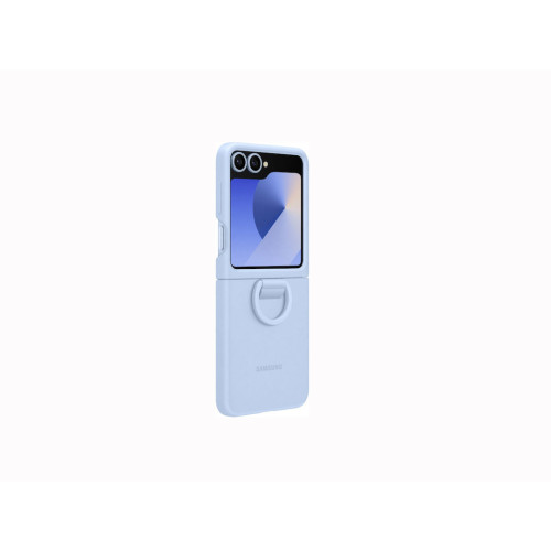 Θήκη Samsung EF-PF741TJE για F741 Galaxy Z Flip 6 Silicone Cover With Ring Blue Original