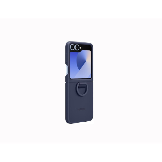 Θήκη Samsung EF-PF741TNE για F741 Galaxy Z Flip 6 Silicone Cover With Ring Navy Original