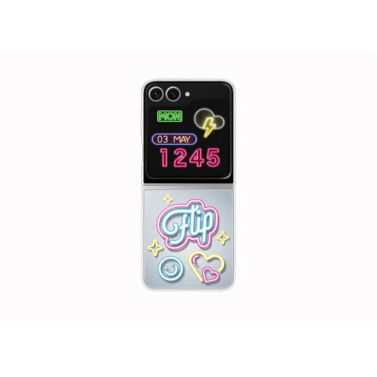 Θήκη Samsung EF-ZF741CTE για F741 Galaxy Z Flip 6 Transparent Flipsuit Cover Original Θήκη Samsung EF-ZF741CTE για F741 Galaxy Z Flip 6 Transparent Flipsuit Cover Original