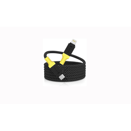 Data Cable Tactical USB-C to Lightning MagRope Cable 1m Black/Yellow
