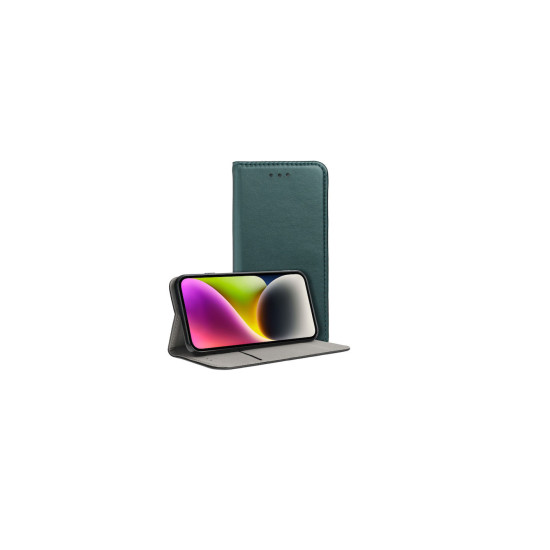 Θήκη OEM Smart Magnet για Apple iPhone 16 Flip Cover Dark Green