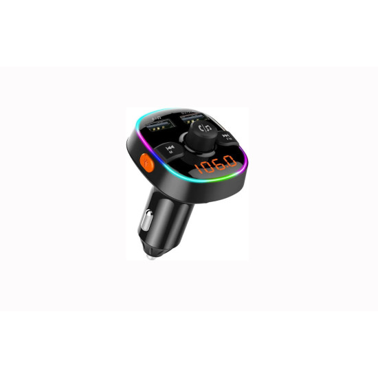 FM Transmitter BC52L 2x USB, RGB , LCD, Bluetooth Black FM Transmitter BC52L 2x USB, RGB , LCD, Bluetooth Black