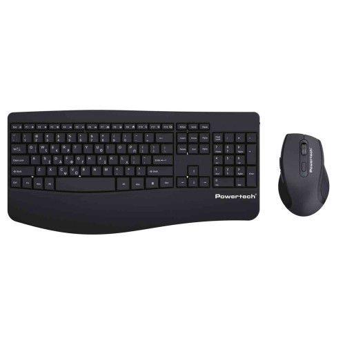 Ασύρματο πληκτρολόγιο + ποντίκι Powertech PT-1490 Black (Ελληνικό) Ασύρματο πληκτρολόγιο + ποντίκι Powertech PT-1490 Black (Ελληνικό)