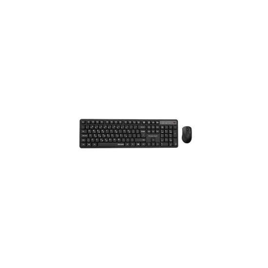 Ασύρματο πληκτρολόγιο + ποντίκι Powertech PT-1541 Black (Ελληνικό)