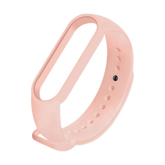 Xiaomi Mi Band 5 Strap Light Pink Λουράκι Σιλικόνης OEM