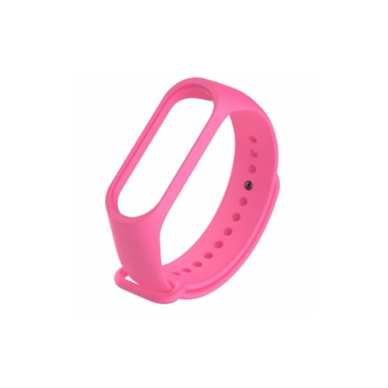 Xiaomi Mi Band 5 Strap Pink Λουράκι Σιλικόνης OEM